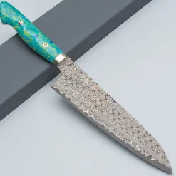 Nigara SG2 Damast Premium Mix Dots Gyuto 21 cm