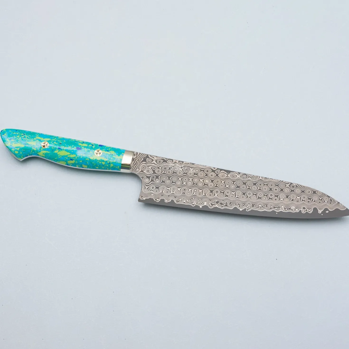 Nigara SG2 Damast Premium Mix Dots Gyuto 21 cm