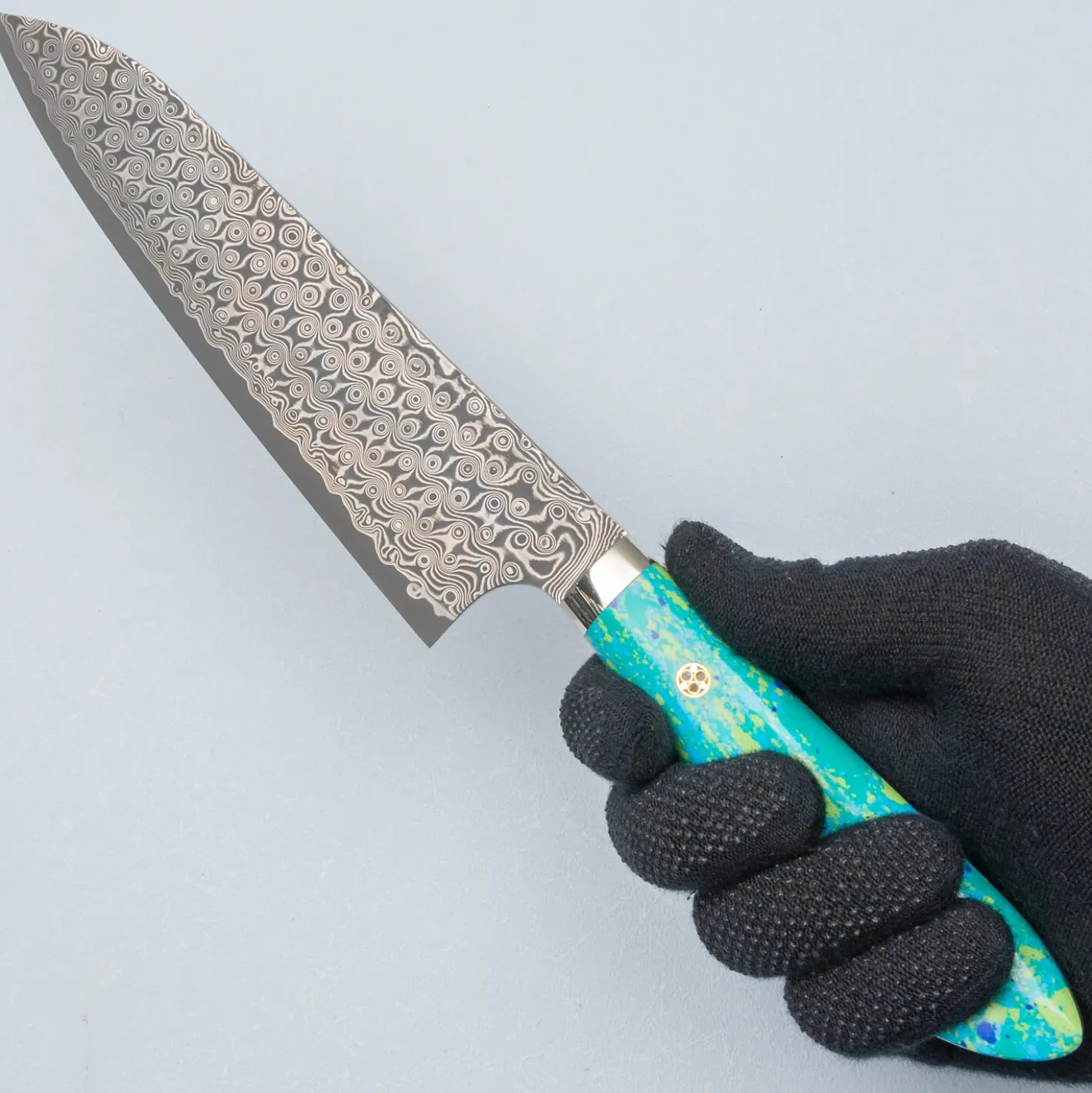 Nigara SG2 Damast Premium Mix Dots Gyuto 21 cm