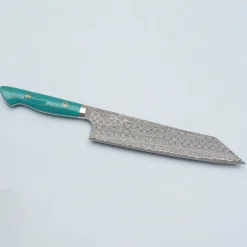 Nigara SG2 Damast Premium Turkoois Kiritsuke 24 cm
