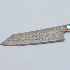 Nigara SG2 Damast Premium Turkoois Kiritsuke 21 cm