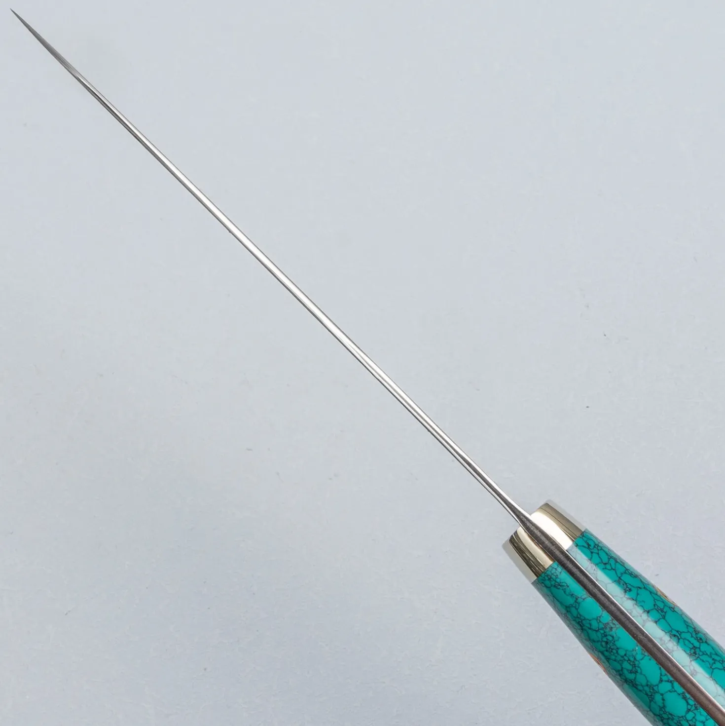Nigara SG2 Damast Premium Turquoise Petty 15 cm