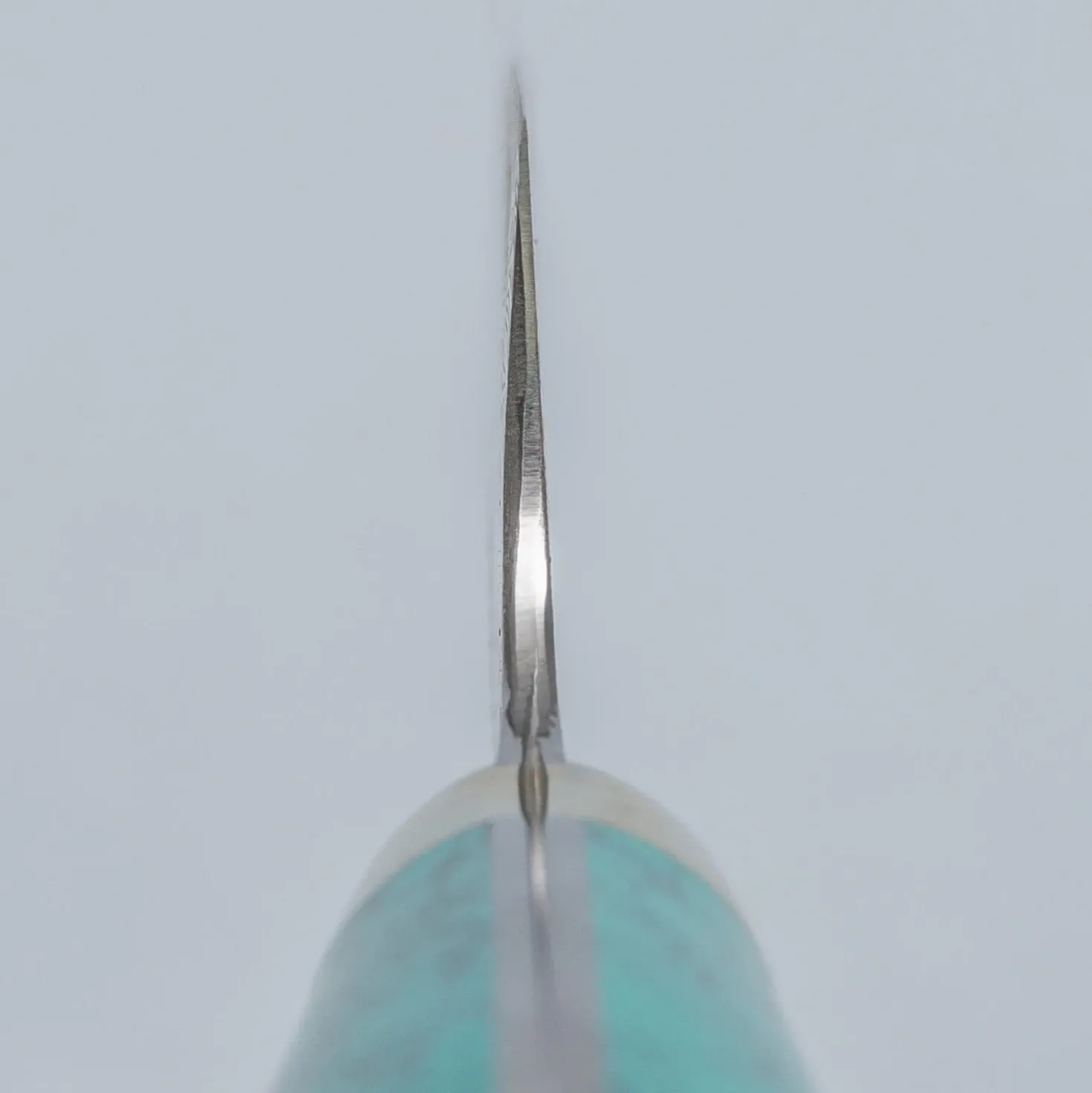 Nigara SG2 Damast Premium Turquoise Kiritsuke Petty 15 cm
