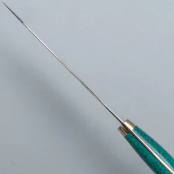 Nigara SG2 Damast Premium Turquoise Kiritsuke Petty 15 cm