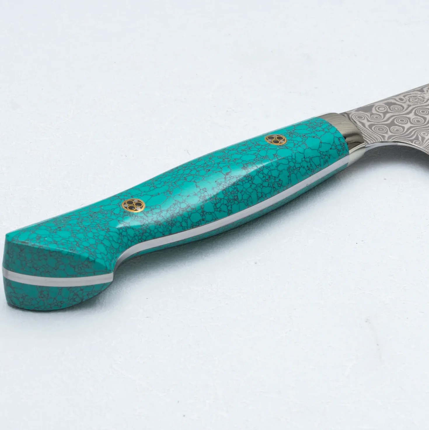 Nigara SG2 Damast Premium Turquoise Sakimaru 30 cm