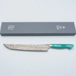 Nigara SG2 Damast Premium Turquoise Sakimaru 27 cm