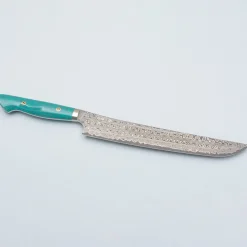 Nigara SG2 Damast Premium Turquoise Sakimaru 27 cm