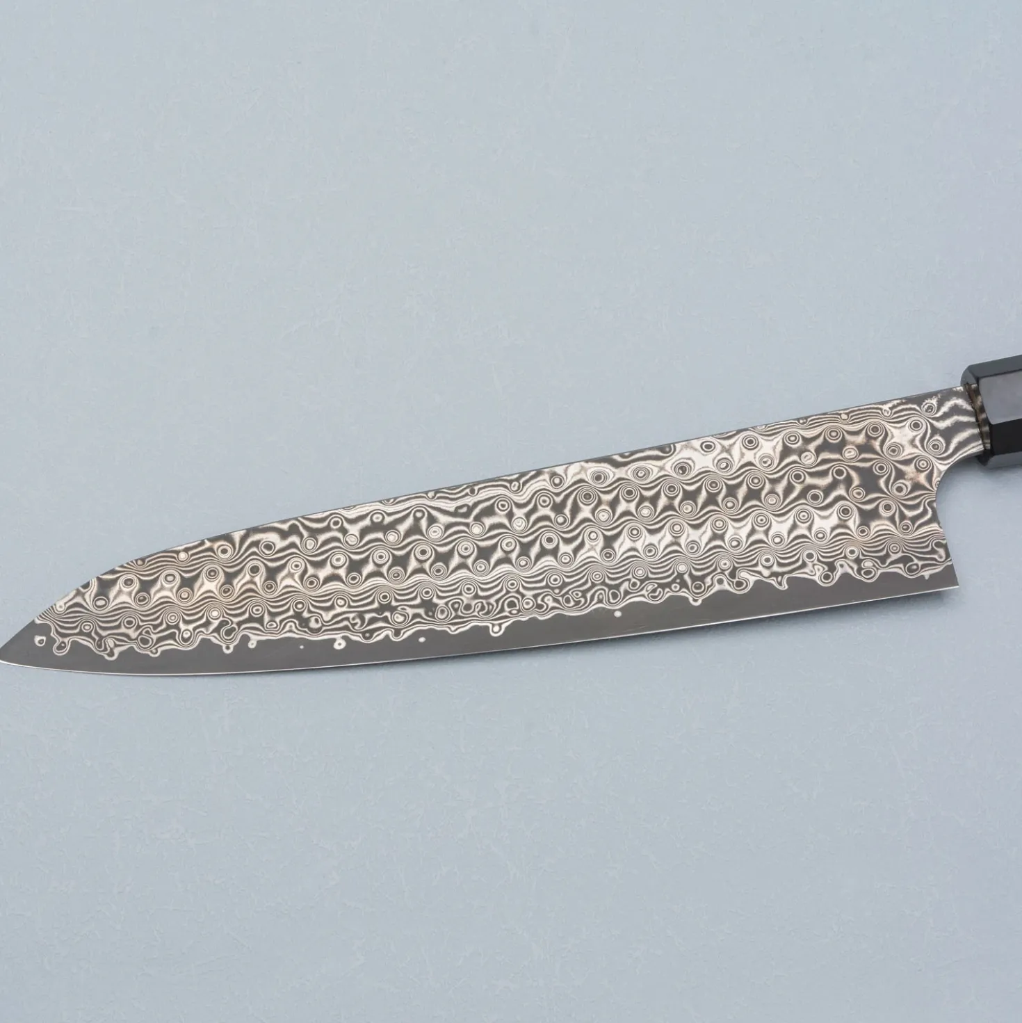 Nigara SG2 Damast Walnut Gyuto 24 cm