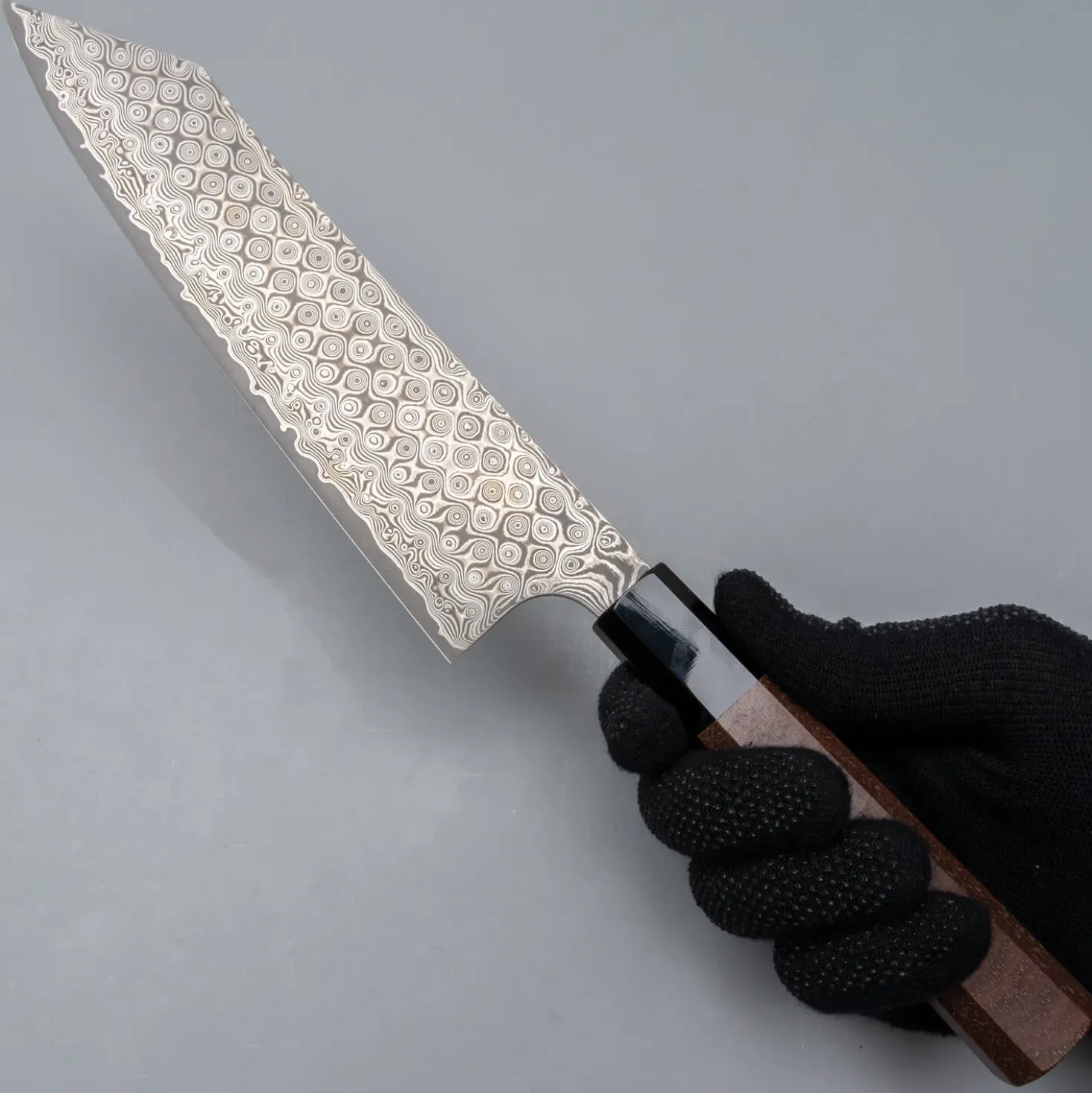 Nigara SG2 Damast Walnut Kiritsuke 21 cm