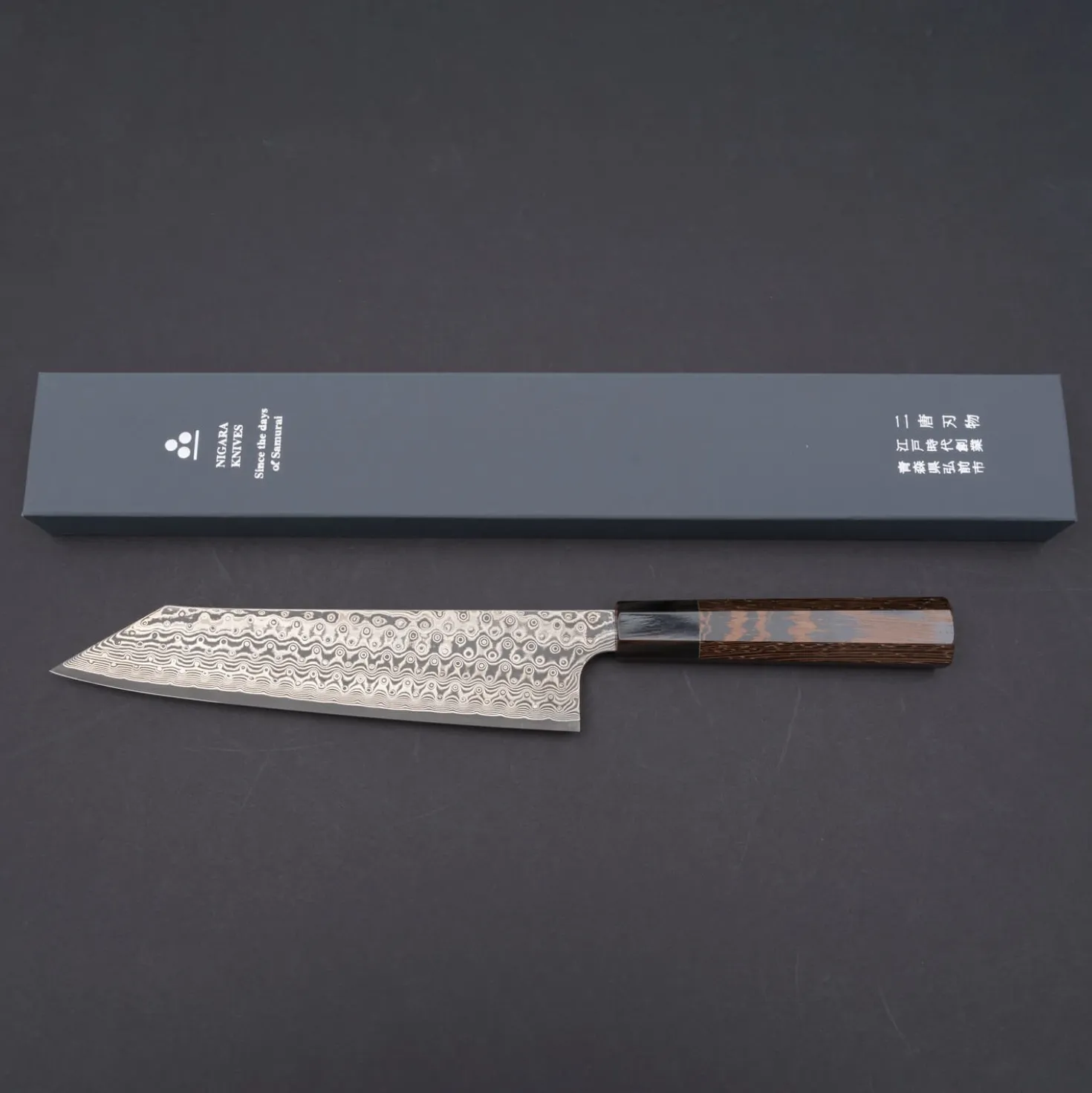 Nigara SG2 Damast Wenge Kiritsuke 24 cm