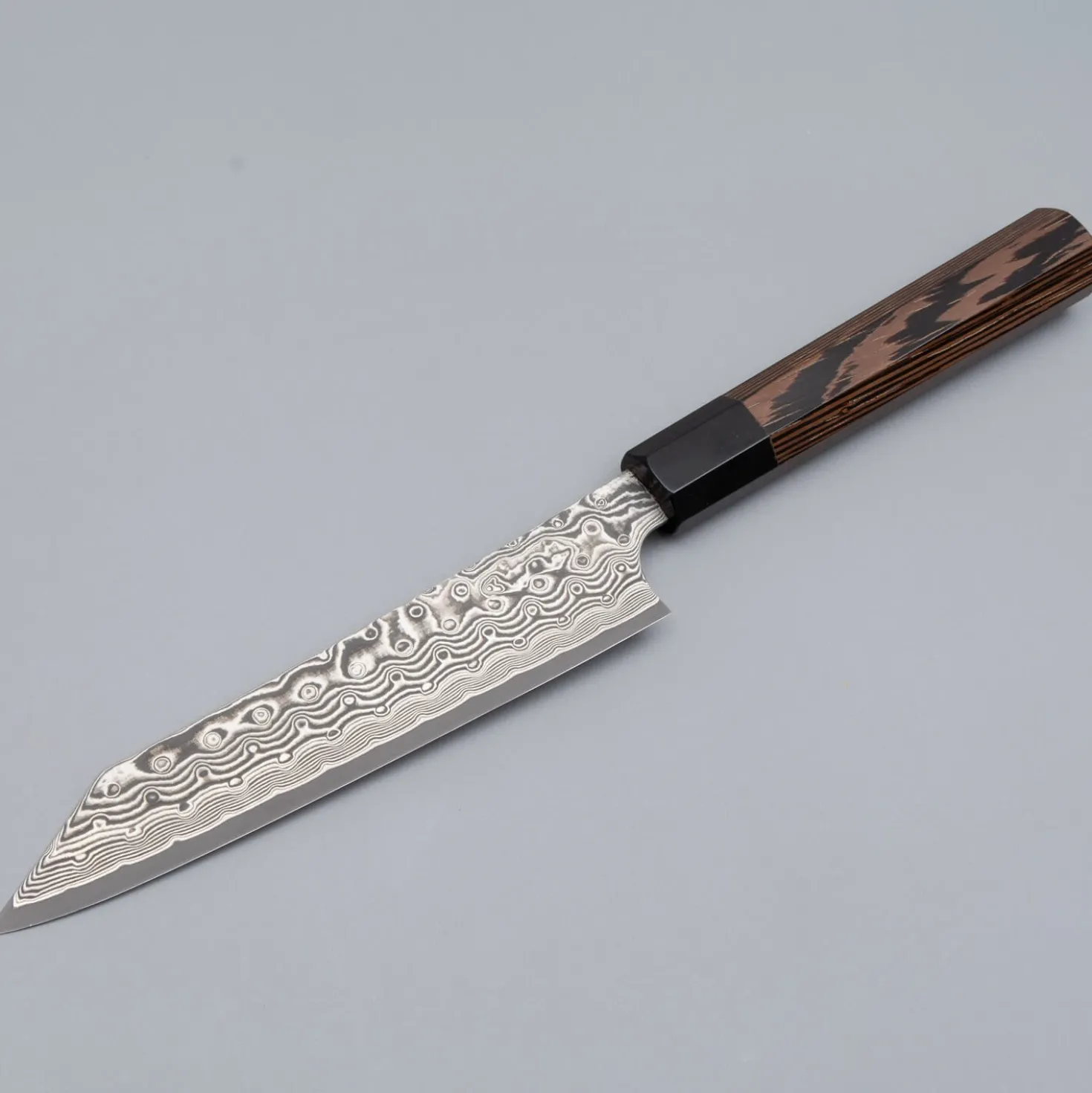 Nigara SG2 Damast Wenge Kiritsuke Petty 15 cm