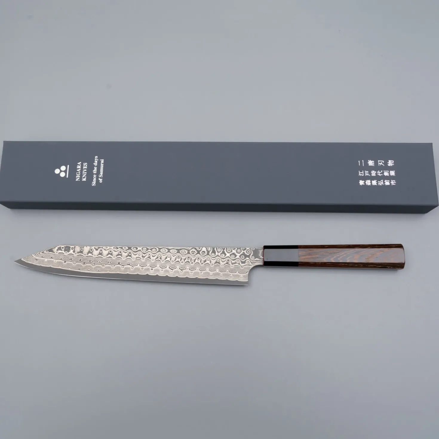Nigara SG2 Damast Wenge Kiritsuke Sujihiki 25.5 cm