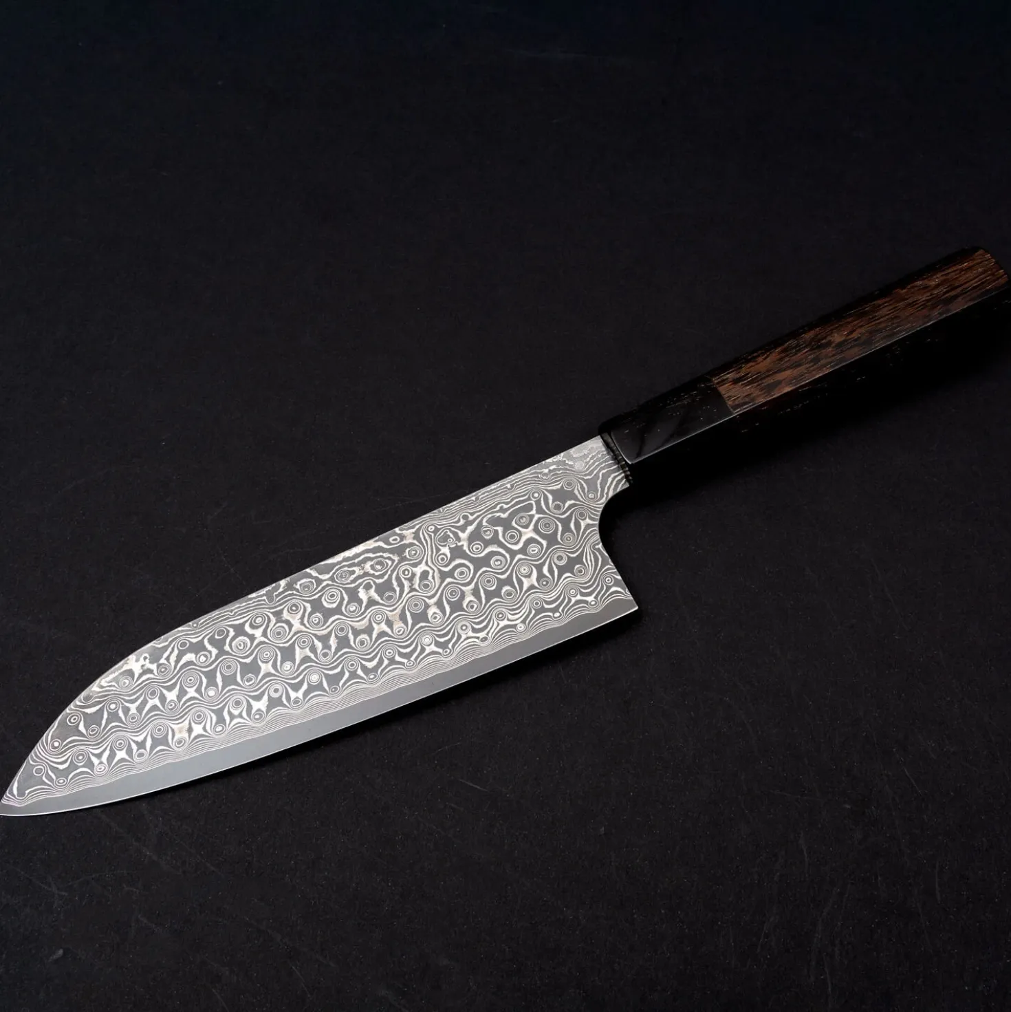 Nigara SG2 Damast Wenge Santoku