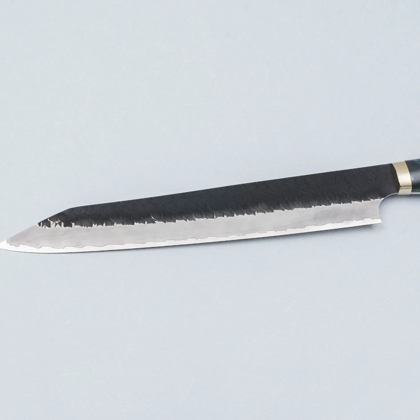 Nigara SG2 Tsuchime Kurouchi Custom Sujihiki 255 #11