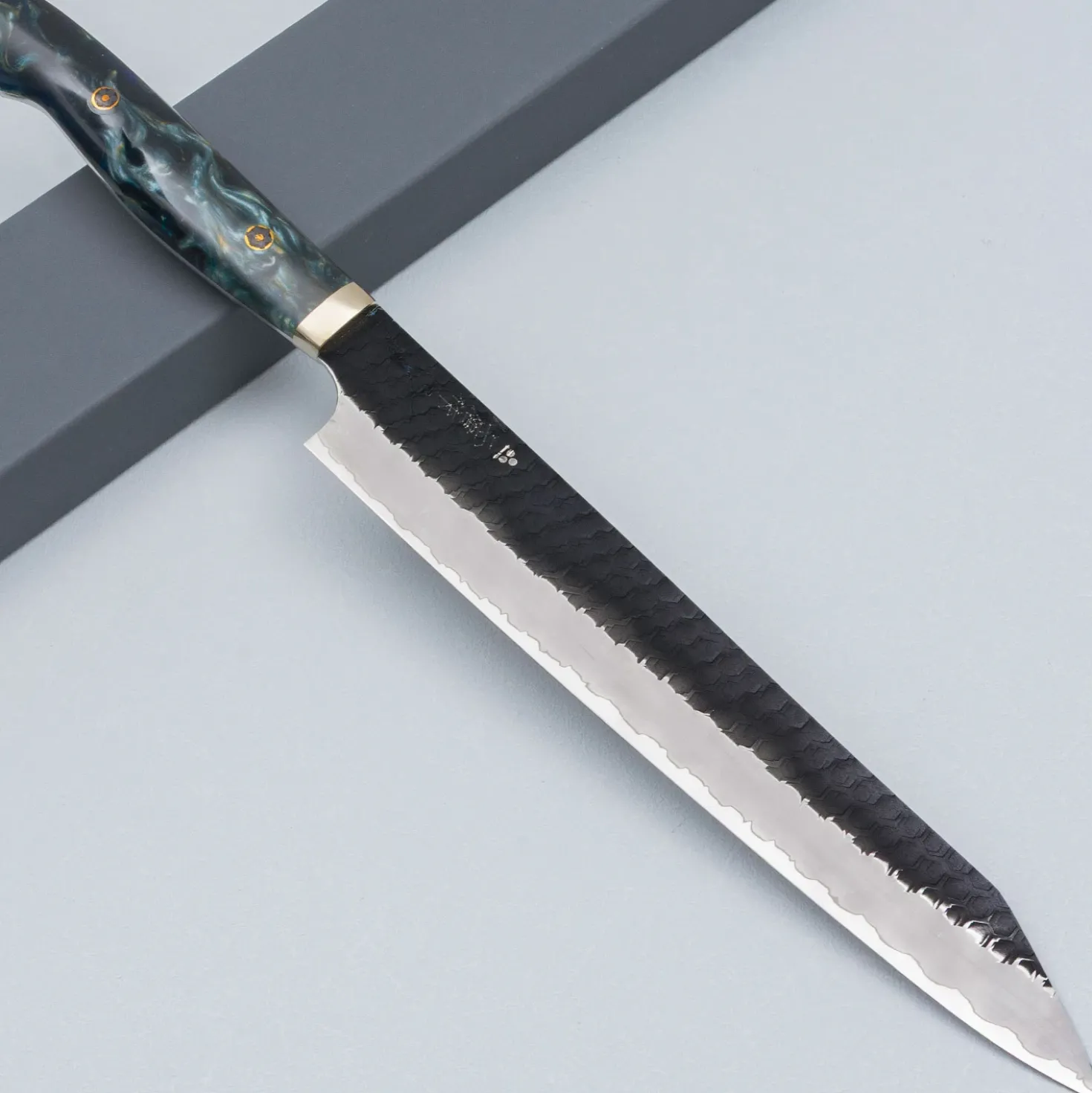 Nigara SG2 Tsuchime Kurouchi Custom Sujihiki 255 #11