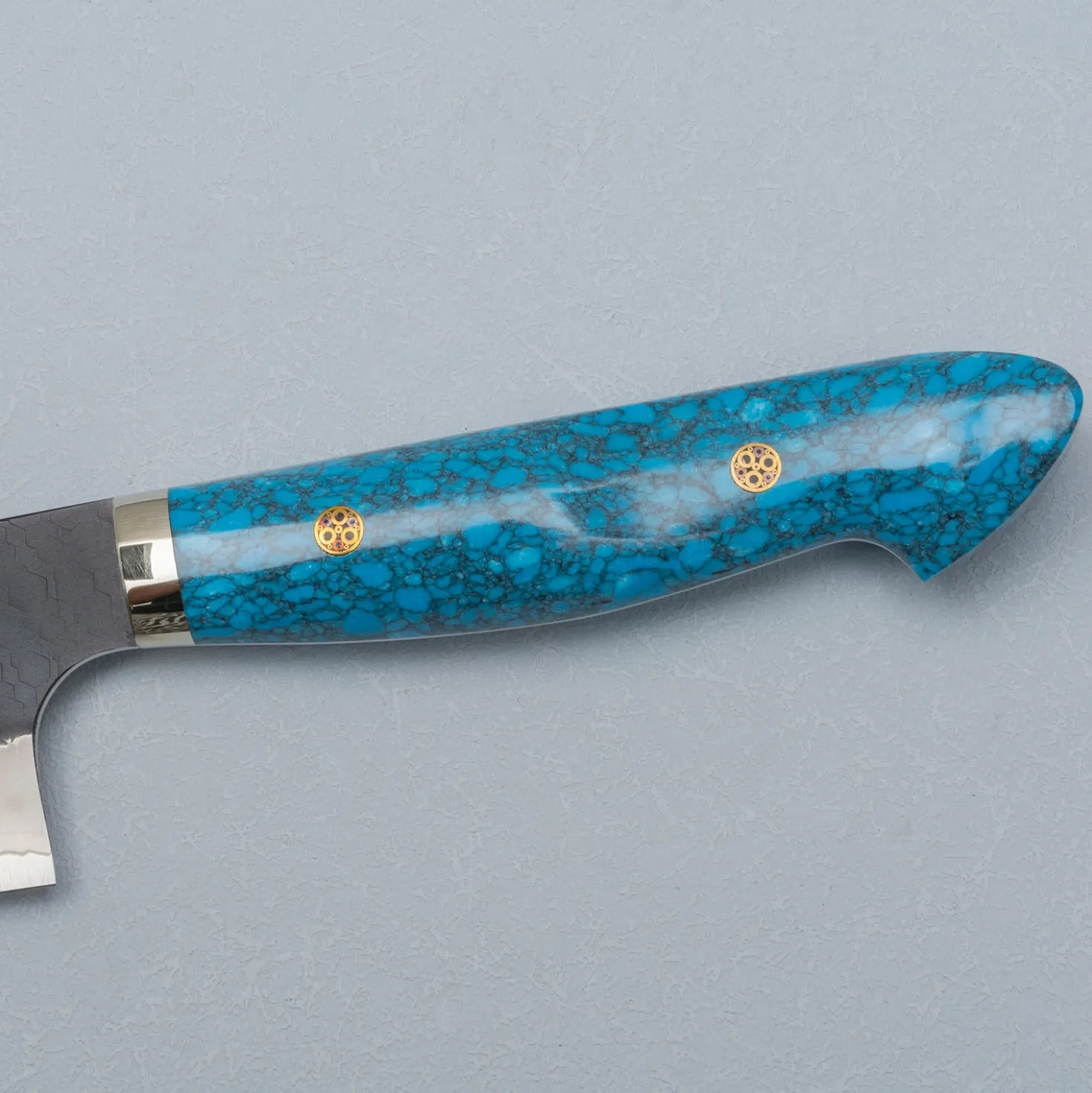 Nigara SG2 Tsuchime Kurouchi Dark Blue Kiritsuke 24 cm