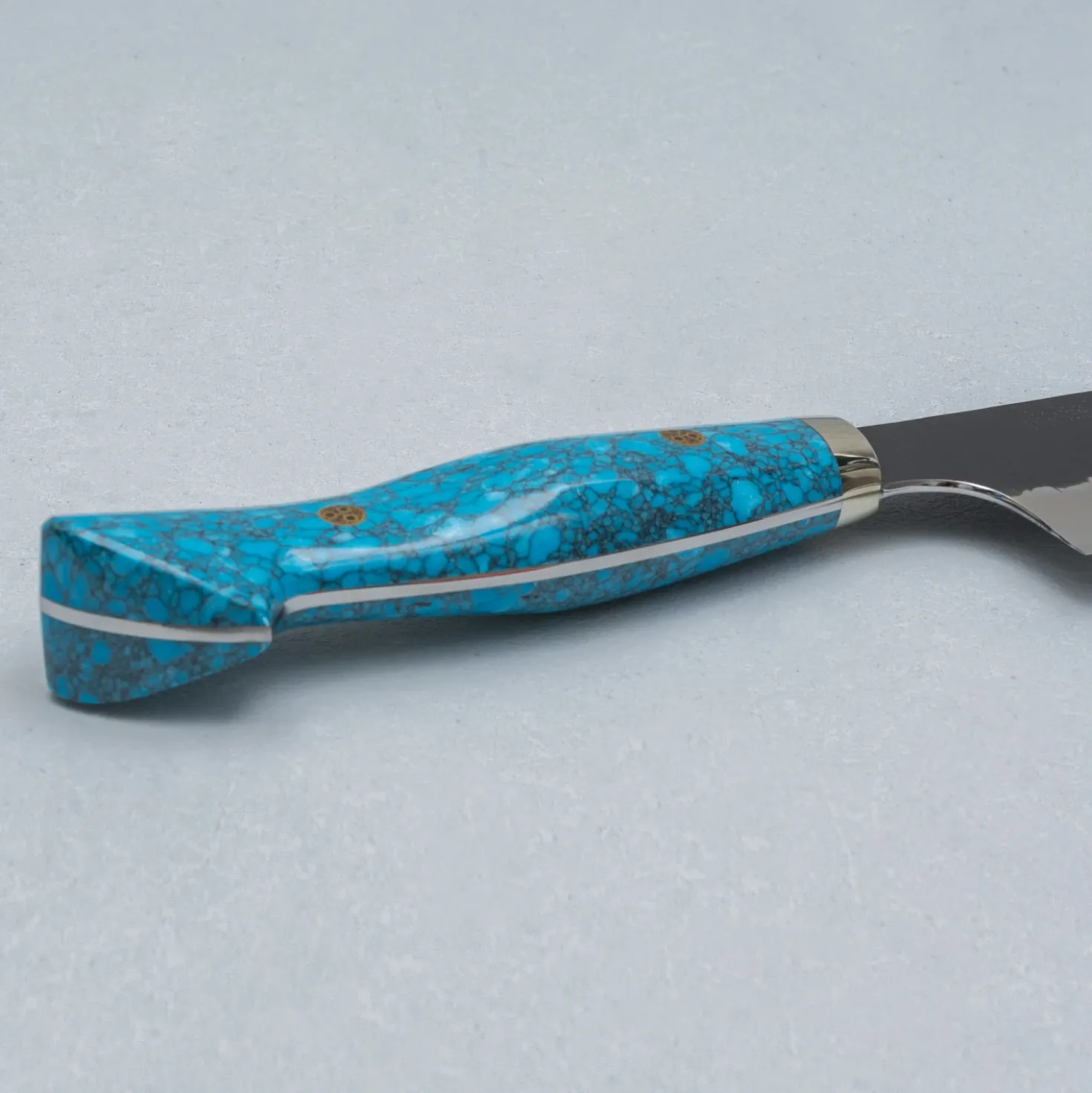 Nigara SG2 Tsuchime Kurouchi Dark Blue Kiritsuke 24 cm