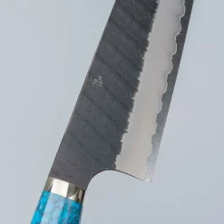 Nigara SG2 Tsuchime Kurouchi Dark Blue Kiritsuke 24 cm