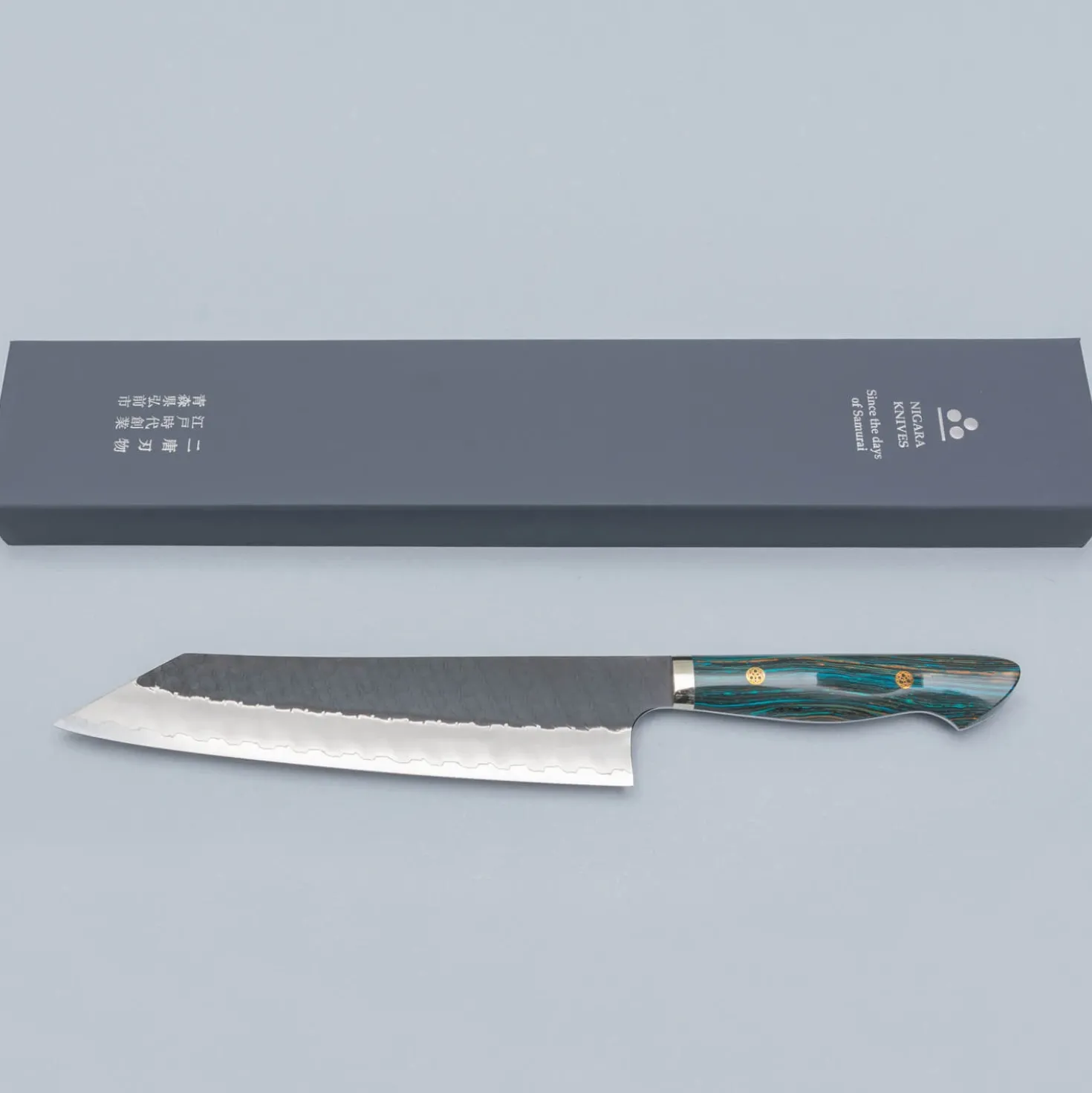 Nigara SG2 Tsuchime Kurouchi Mix Kiritsuke 24 cm