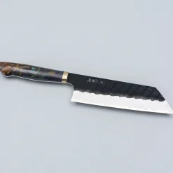 Nigara SG2 Tsuchime Kurouchi Nakiri K-tip Premium #12