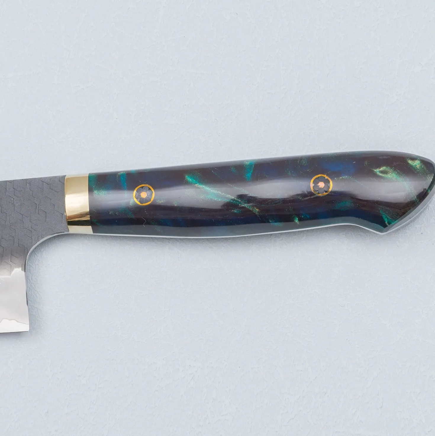 Nigara SG2 Tsuchime Kurouchi Nakiri K-tip Premium #12