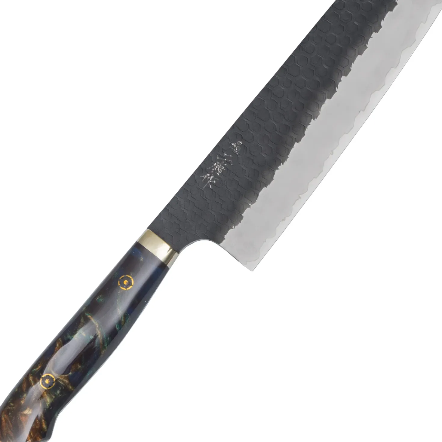 Nigara SG2 Tsuchime Kurouchi Nakiri K-tip Premium #12