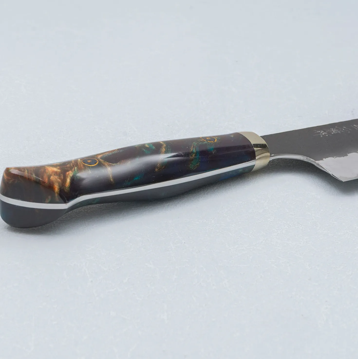 Nigara SG2 Tsuchime Kurouchi Nakiri K-tip Premium #12