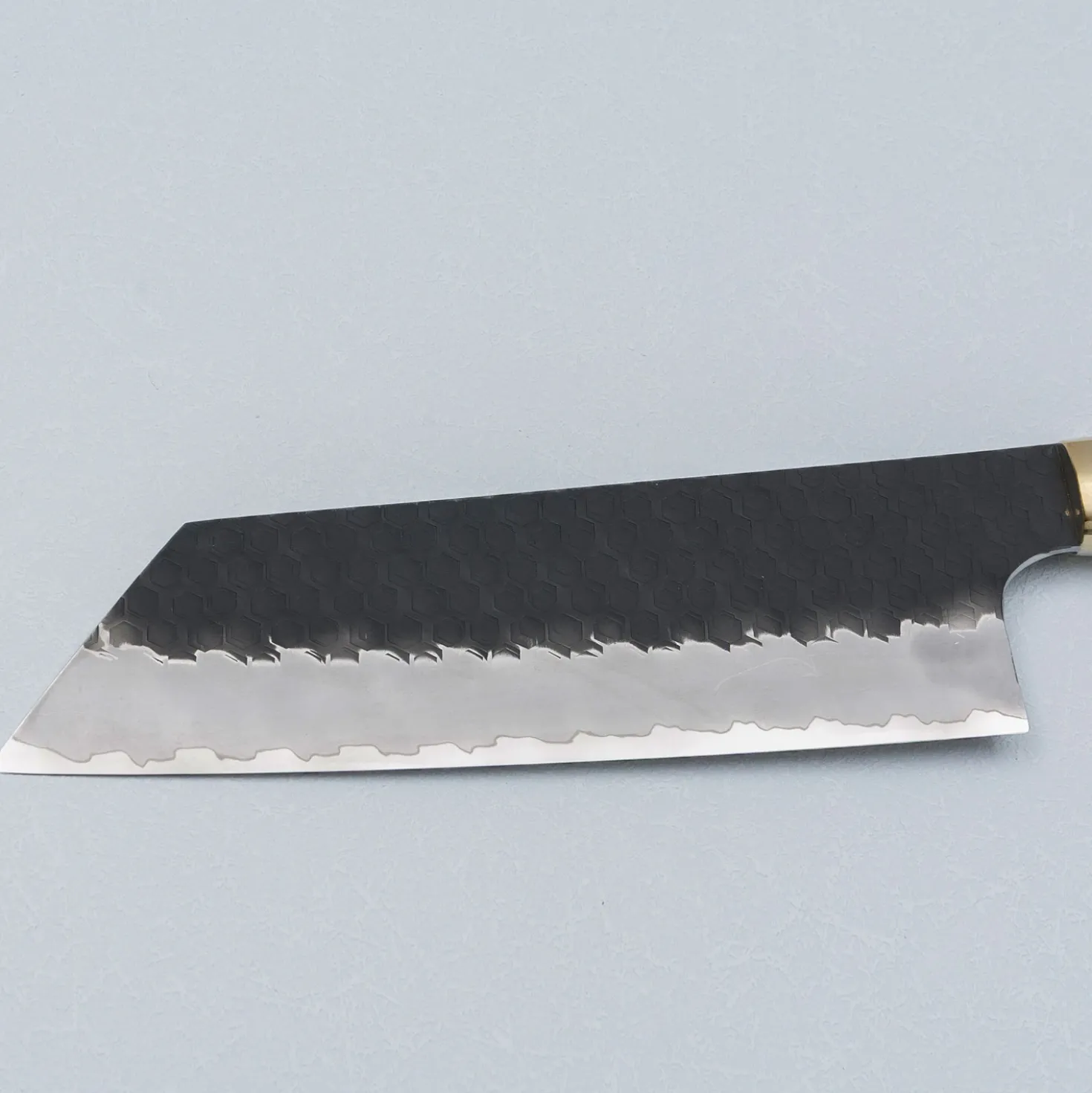 Nigara SG2 Tsuchime Kurouchi Nakiri K-tip Premium #12