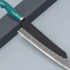 Nigara SG2 Tsuchime Kurouchi Turquoise Gyuto 24 cm