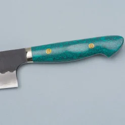 Nigara SG2 Tsuchime Kurouchi Turquoise Gyuto 24 cm