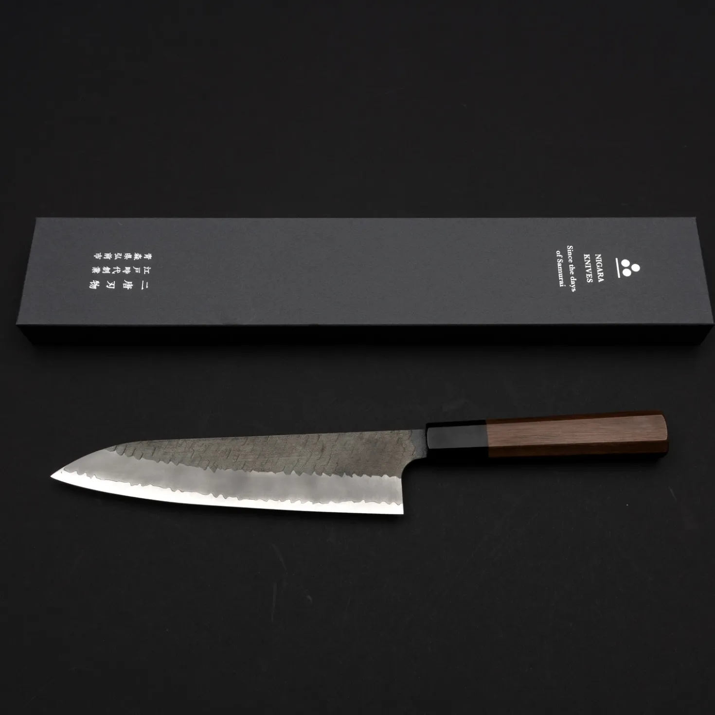 Nigara SG2 Tsuchime Kurouchi Wenge Gyuto 21 cm