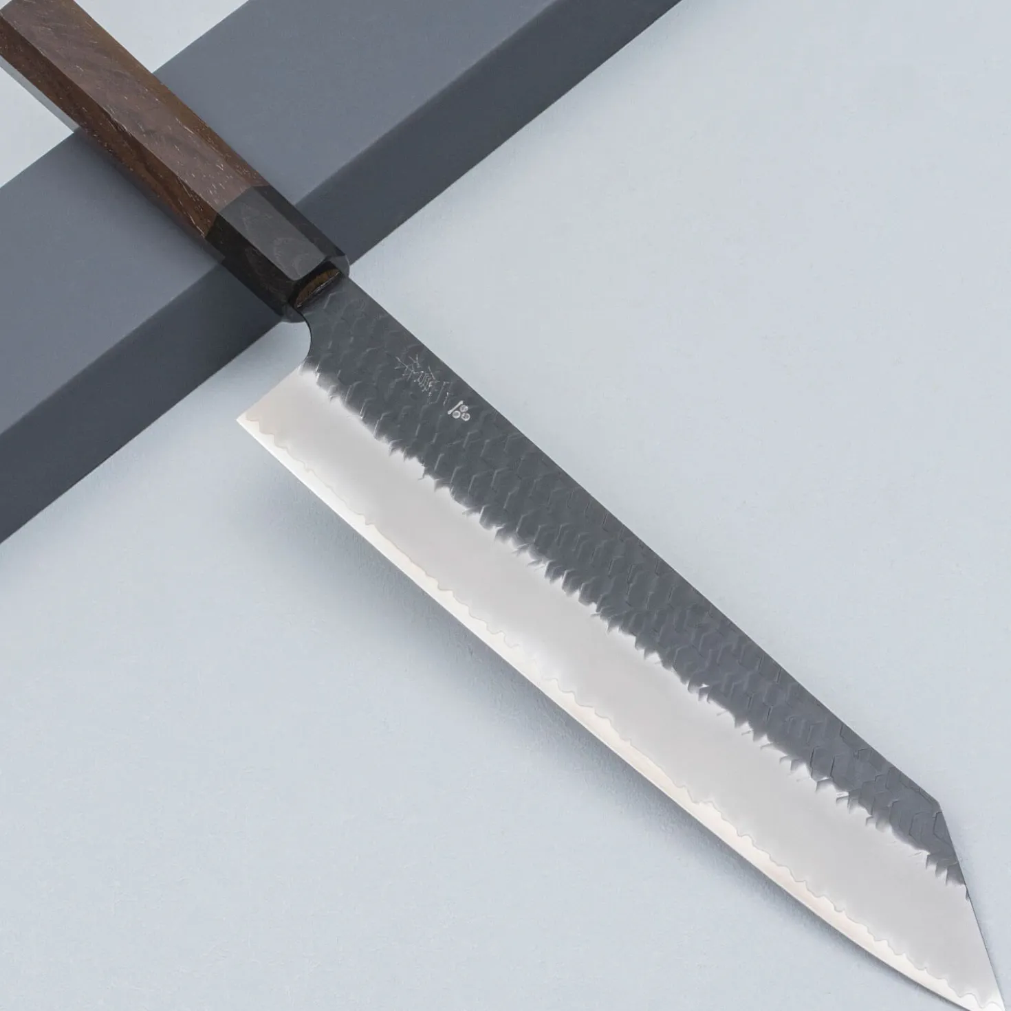 Nigara SG2 Tsuchime Kurouchi Walnut Kiritsuke Gyuto 27 cm