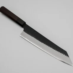 Nigara SG2 Tsuchime Kurouchi Walnut Kiritsuke Gyuto 24 cm