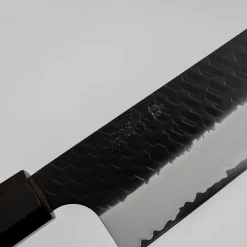 Nigara SG2 Tsuchime Kurouchi Walnut Kiritsuke Gyuto 24 cm
