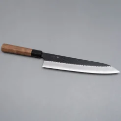 Nigara SG2 Tsuchime Kurouchi Walnut Gyuto 27 cm