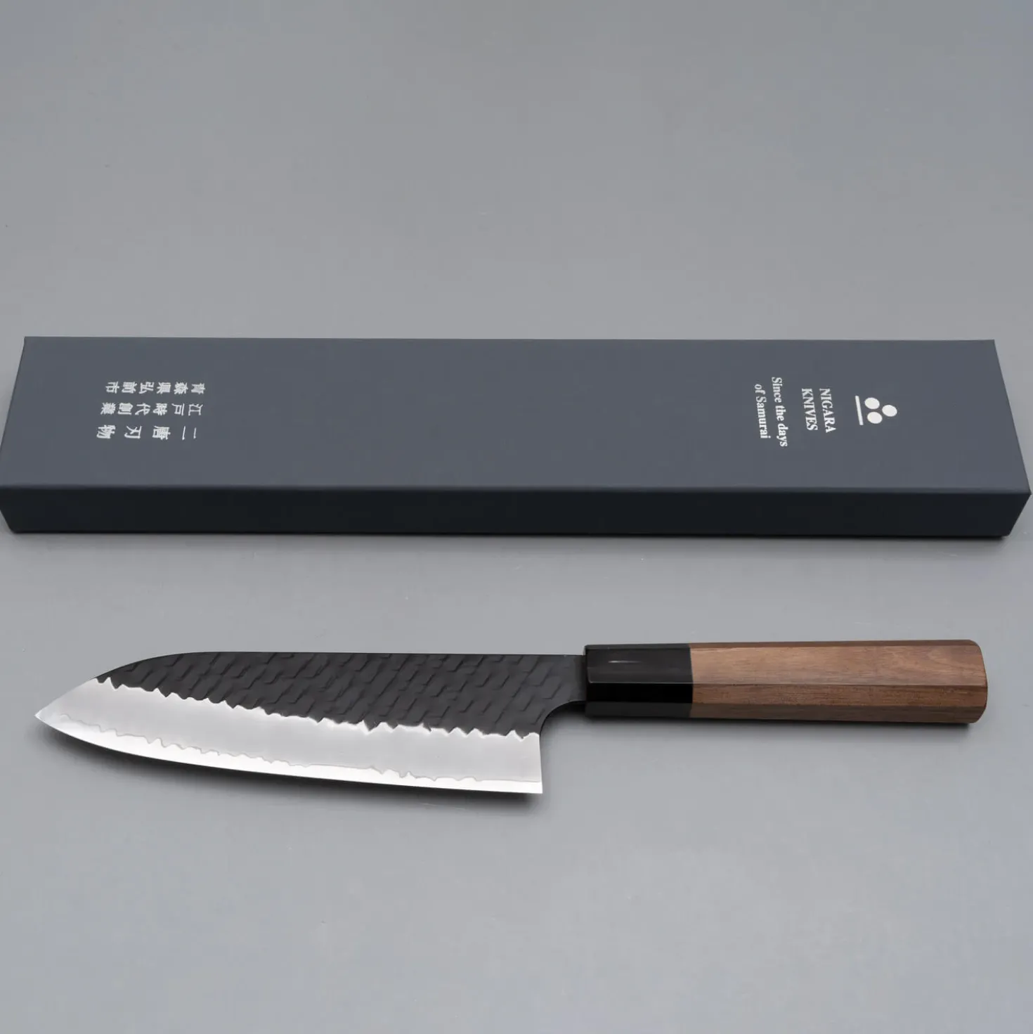 Nigara SG2 Tsuchime Kurouchi Walnut Santoku