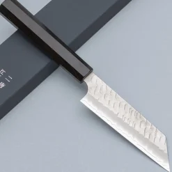 Nigara SG2 Tsuchime Migaki Ebony Kiritsuke Paring 12 cm