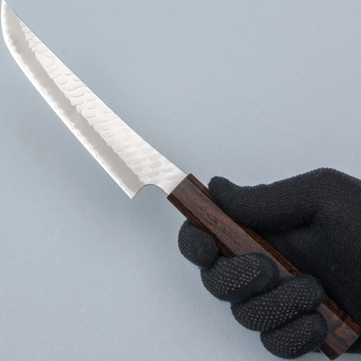 Nigara SG2 Tsuchime Migaki Ebony Butcher Knife 17 cm