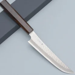 Nigara SG2 Tsuchime Migaki Ebony Butcher Knife 17 cm