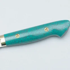 Nigara SG2 Tsuchime Migaki Premium Turkoois Kiritsuke 21 cm