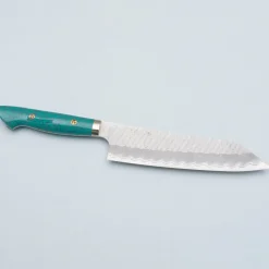 Nigara SG2 Tsuchime Migaki Premium Turkoois Kiritsuke 21 cm