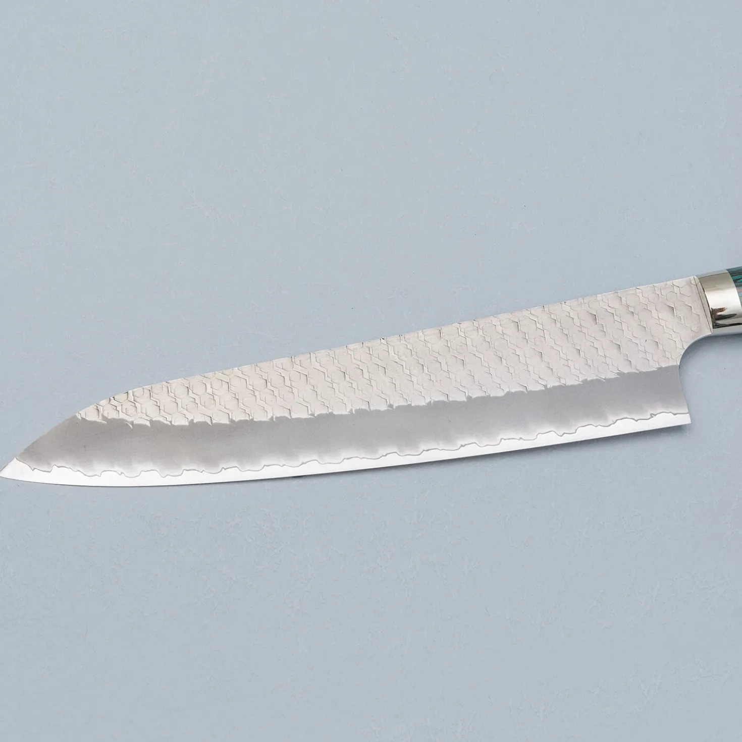 Nigara SG2 Tsuchime Migaki Premium Mixed Gyuto 24 cm