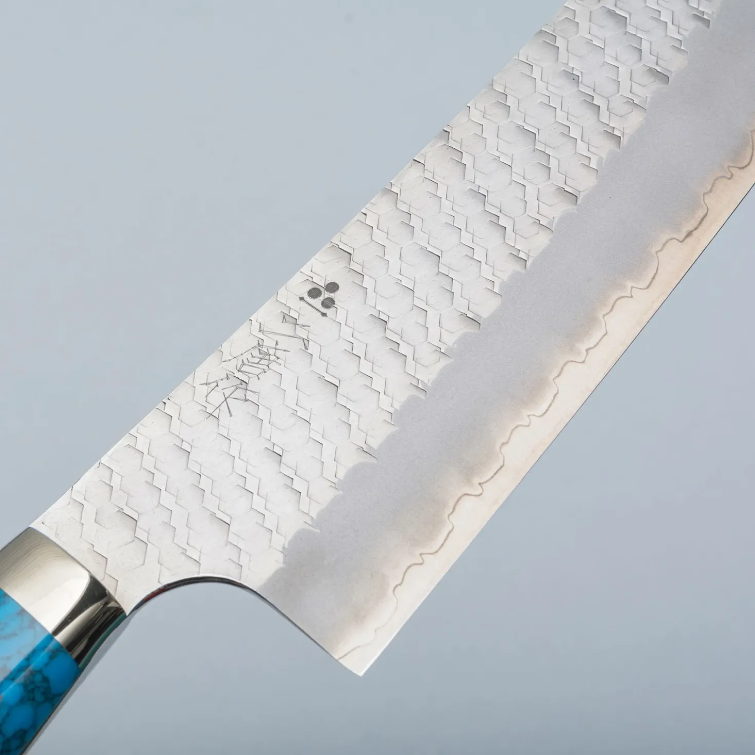 Nigara SG2 Tsuchime Migaki Premium Dark Blue Bunka 17 cm