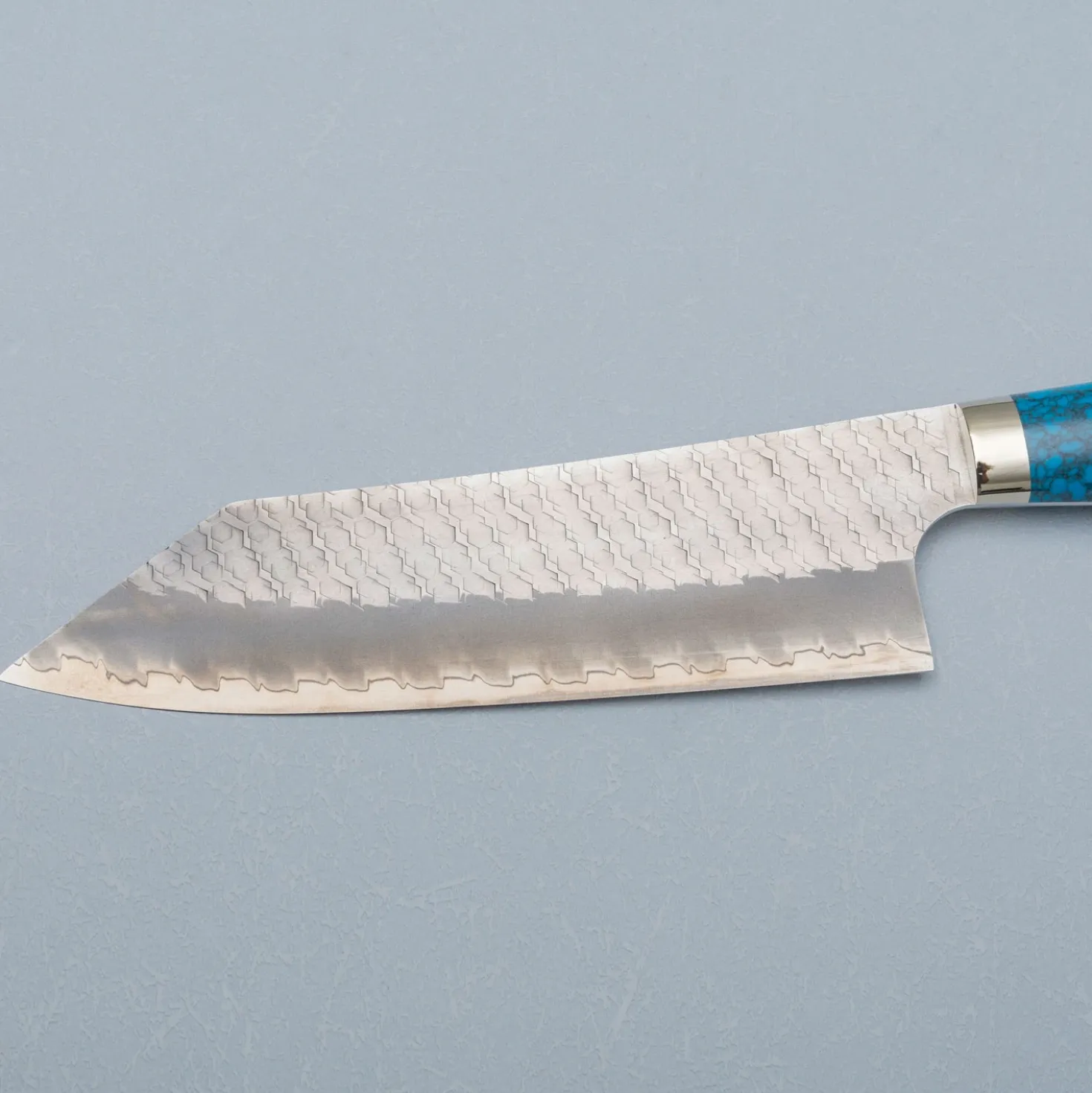 Nigara SG2 Tsuchime Migaki Premium Dark Blue Bunka 17 cm