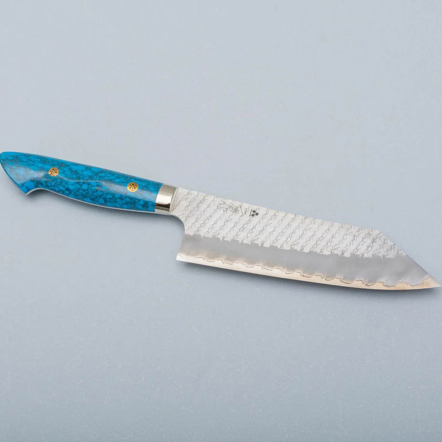 Nigara SG2 Tsuchime Migaki Premium Dark Blue Bunka 17 cm