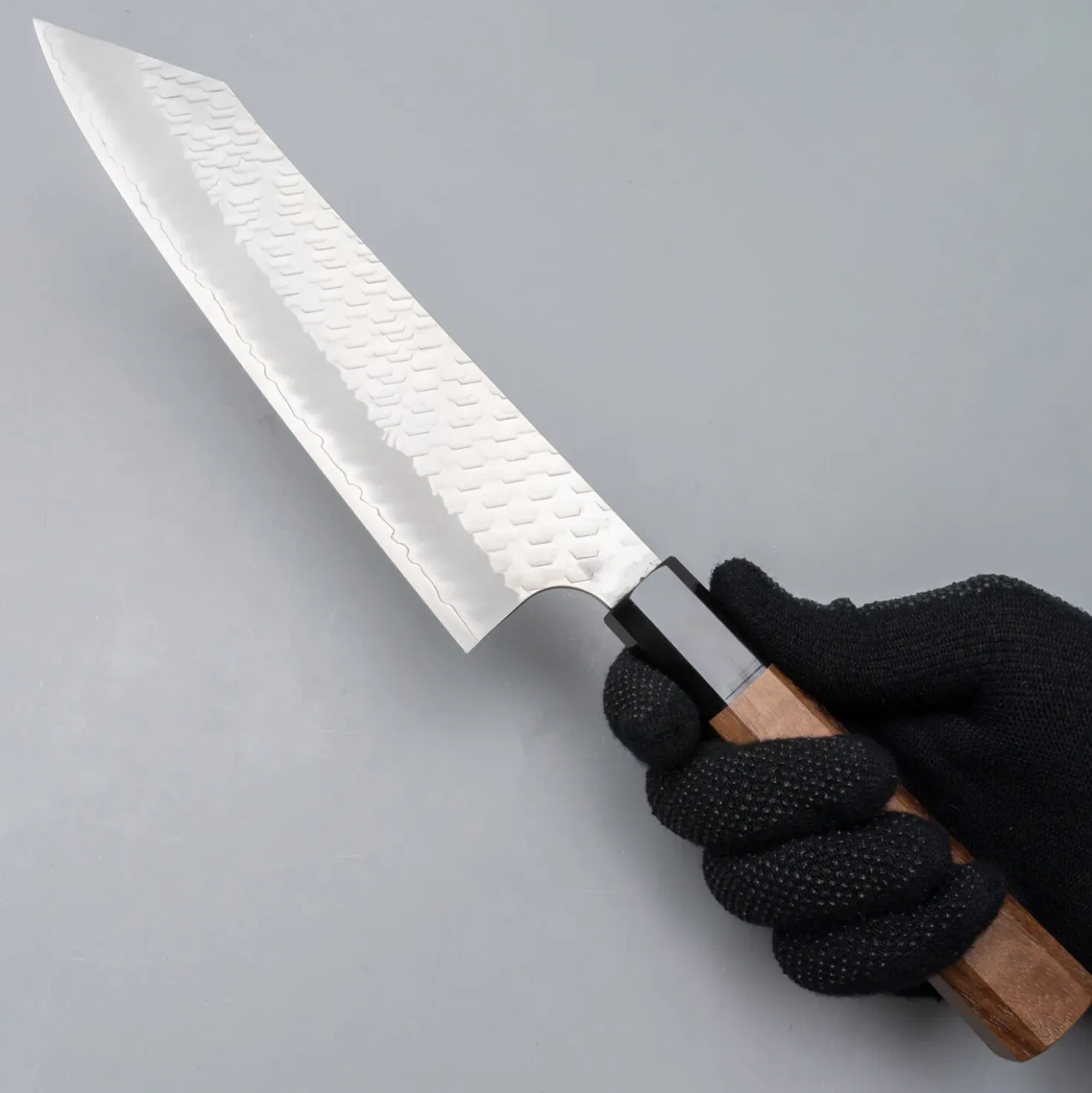 Nigara SG2 Tsuchime Migaki Walnut Kiritsuke 21 cm