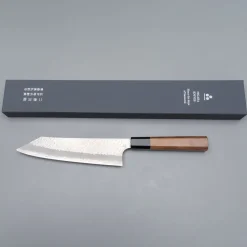 Nigara SG2 Tsuchime Migaki Walnut Kiritsuke 21 cm