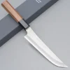 Nigara SG2 Tsuchime Migaki Walnut Butcher Knife 17 cm