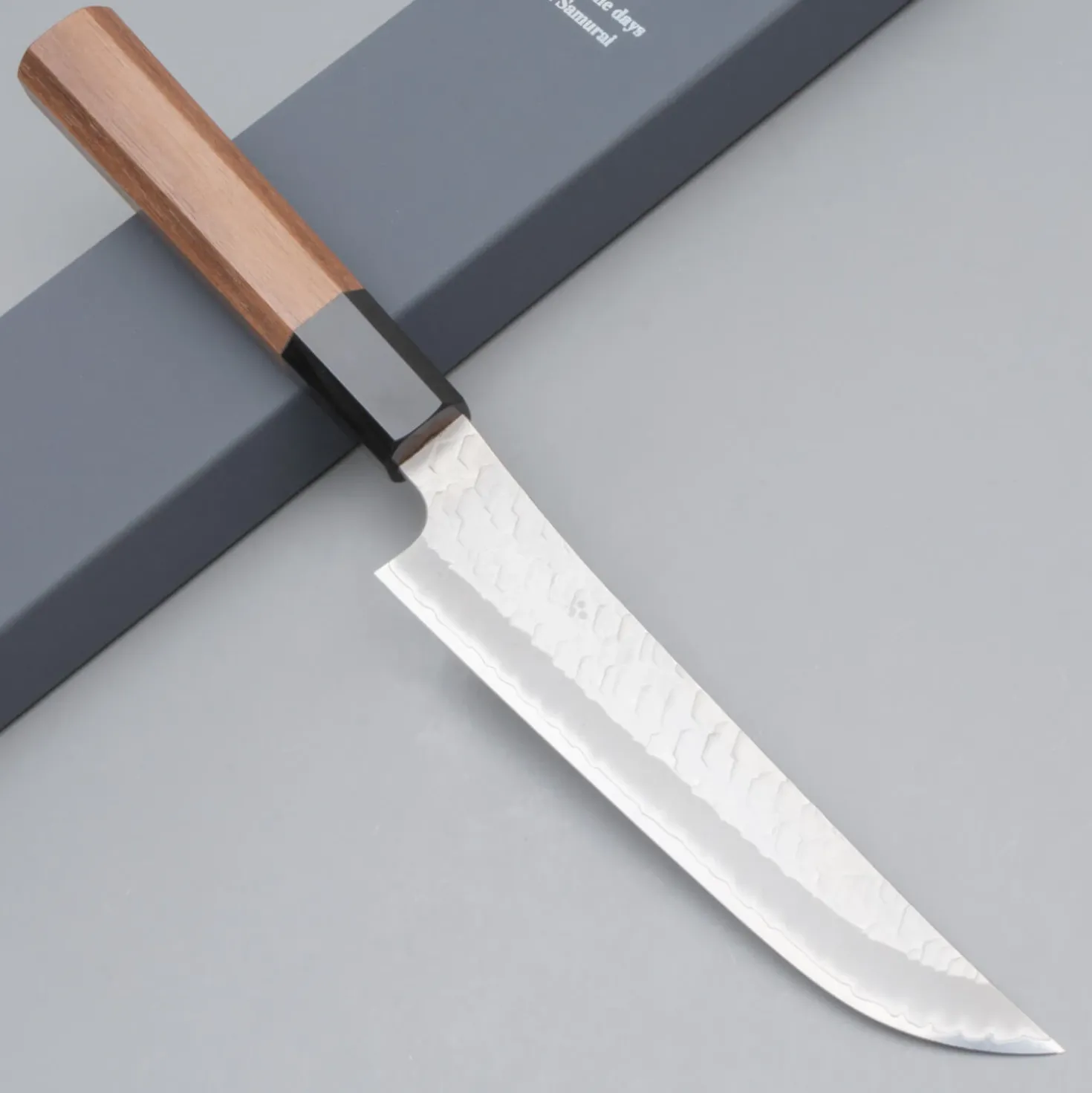 Nigara SG2 Tsuchime Migaki Walnut Butcher Knife 17 cm