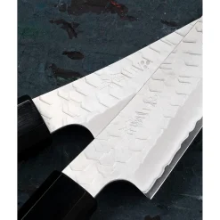Nigara SG2 Tsuchime Migaki Walnut Butcher Knife 17 cm